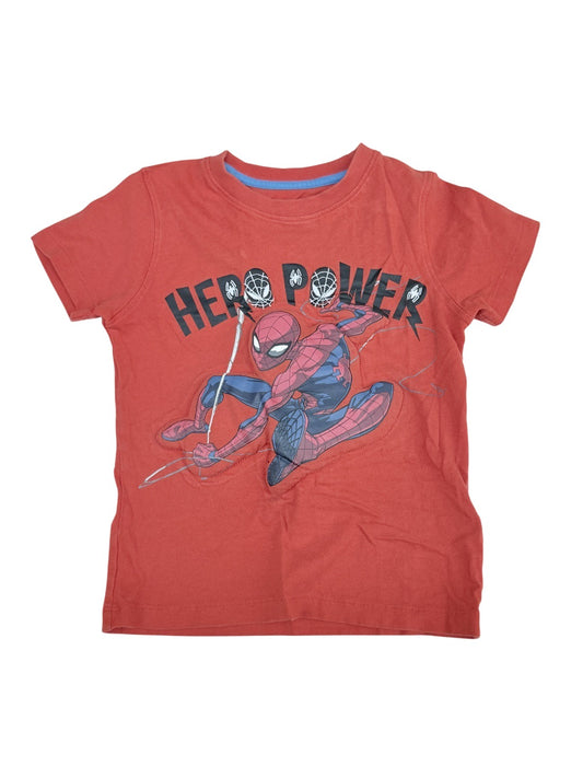 M&S Marvel Puffy Spider-Man Hero Power T-Shirt 4-5Y