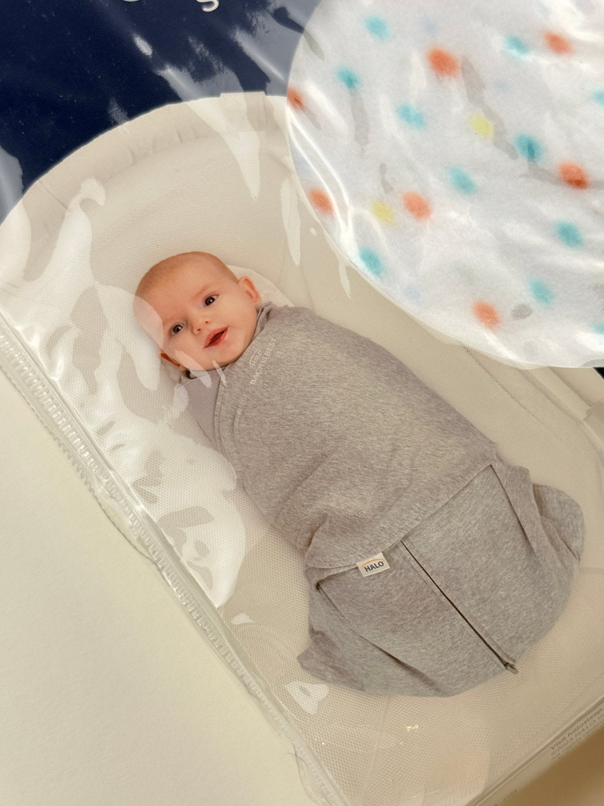 NWT - Halo Polka Dot Micro-Fleece Sleep Sack NB