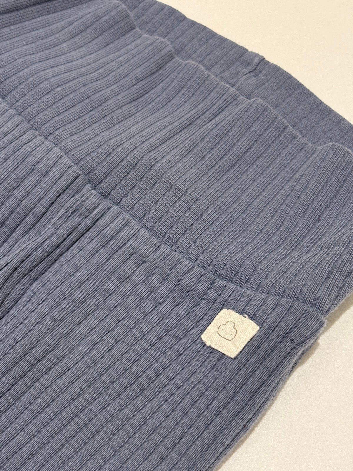 H&M Organic Cotton Ribbed Leggings 6-9M