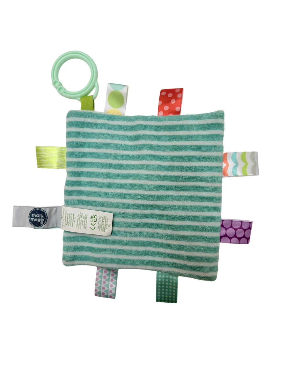 Taggies Sea Life Crinkle Teether Blanket Toy