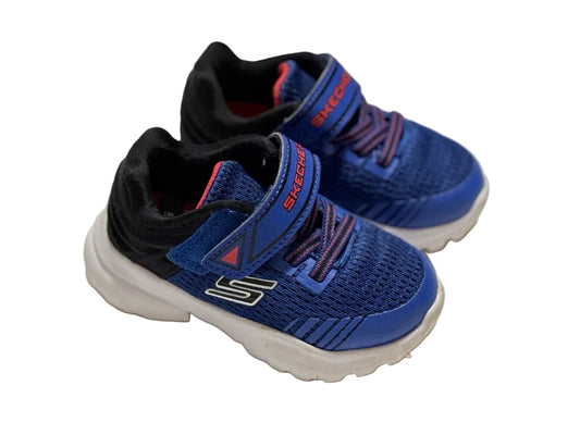 Skechers Blue Black Toddler Sneakers Size 6