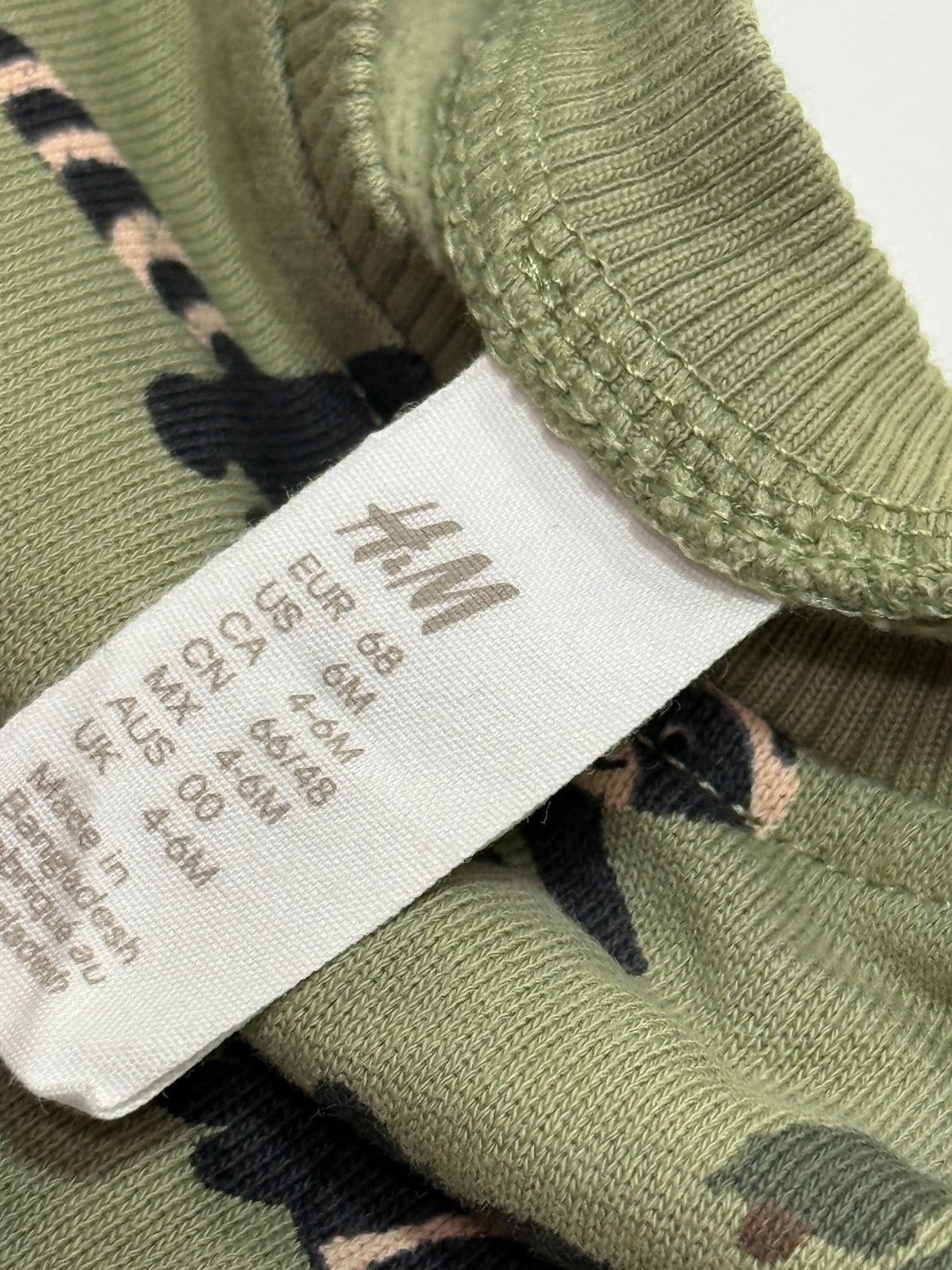 H&M Forest Animals Sweatshirt 4-6M