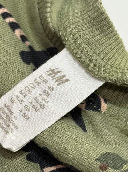 H&M Forest Animals Sweatshirt 4-6M