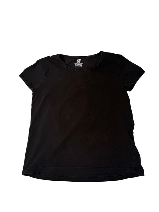 H&M Basic Black T-Shirt Size 8-10Y