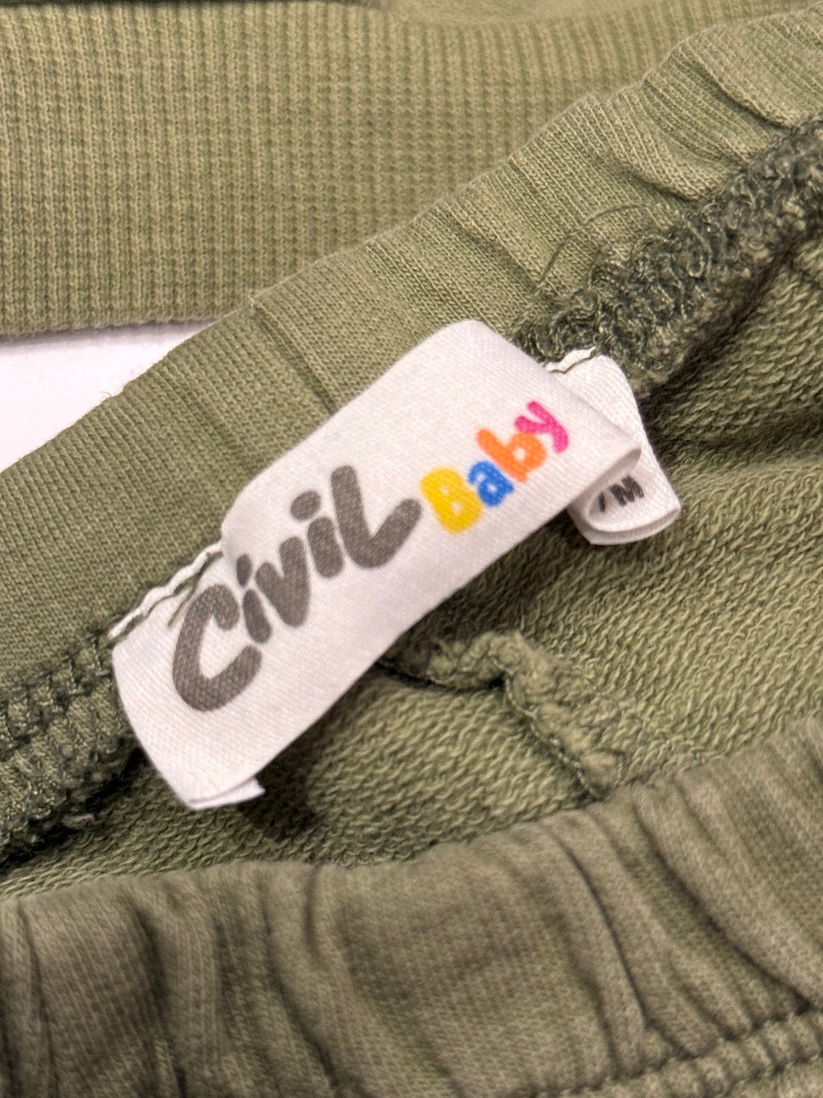 Civil Baby Olive Green Sweatsuit Set 18-24M