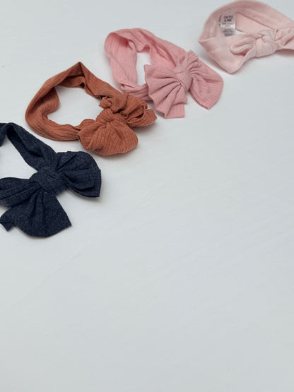 George Baby Bow Headbands Set of 4