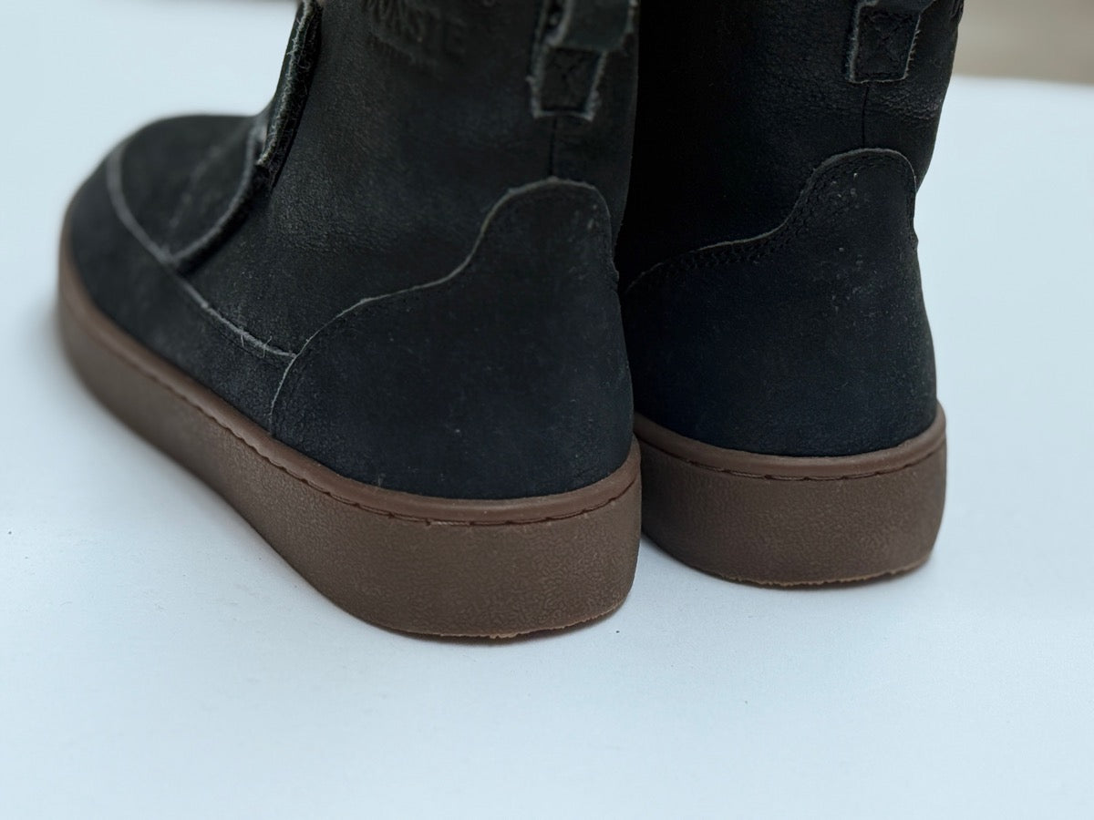 Donsje - Black Suede Shearling Winter Boots US13