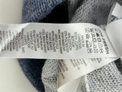 Joe Fresh Blue Shawl Collar Sweatshirt 3T
