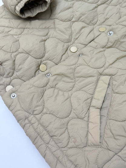 Zara Quilted Hooded Jacket Size 3-4Y