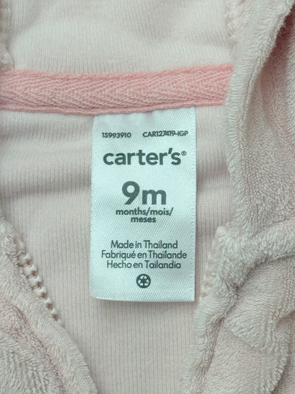 Carter's Pink Bunny Velour Two-Piece Set 9M