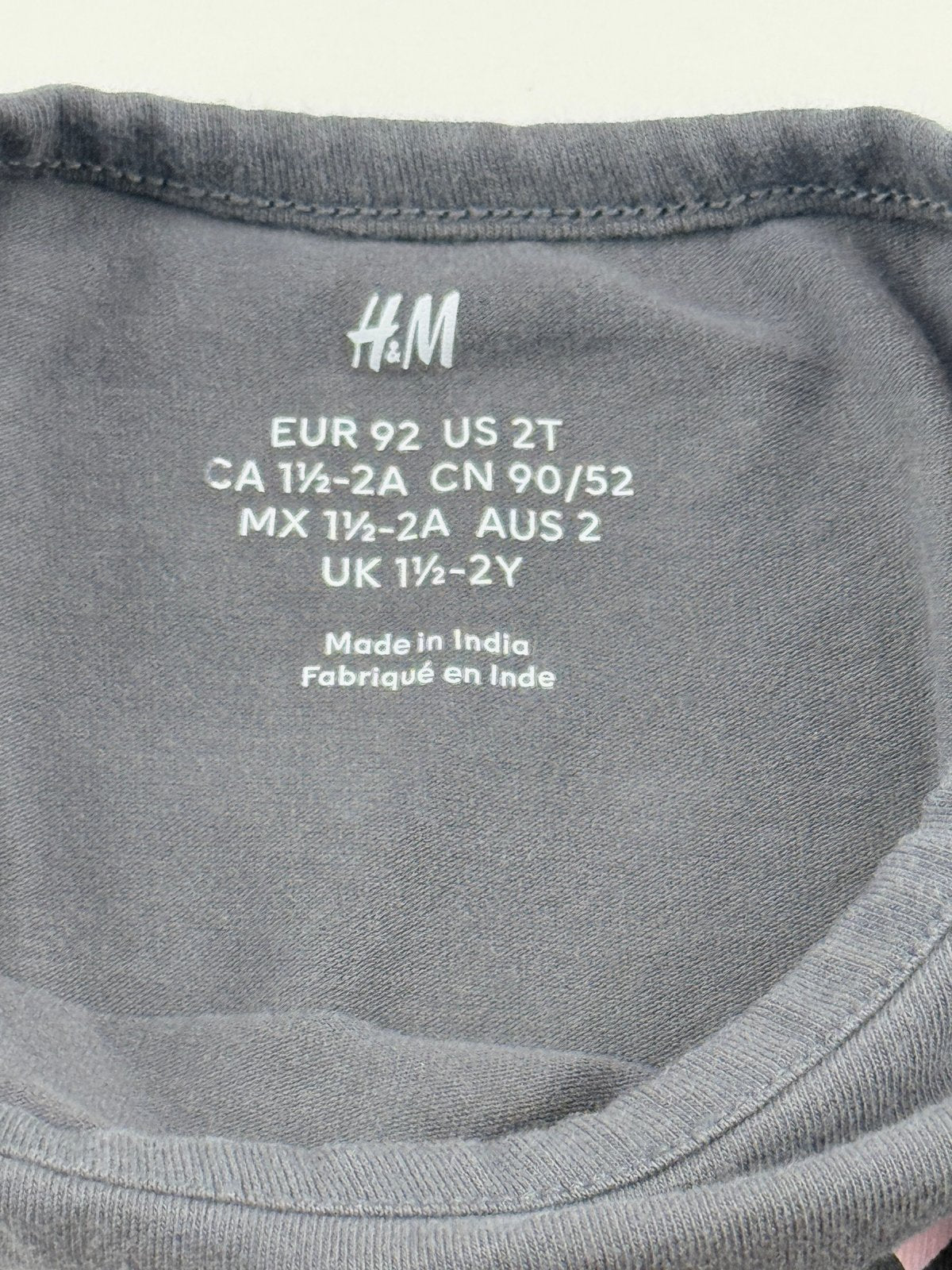 H&M Halloween Ghost Cat Long Sleeve T-Shirt 2T