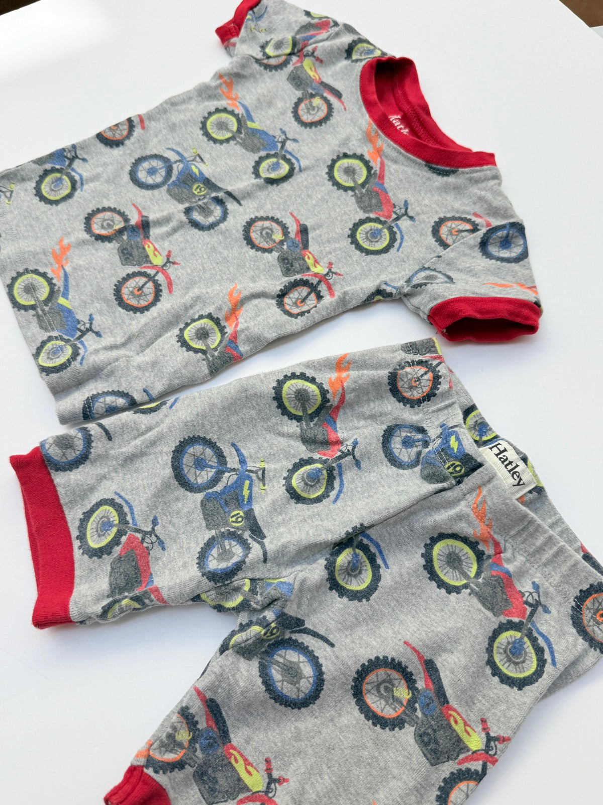 Hatley Dirt Bike Pajama Set Size 2