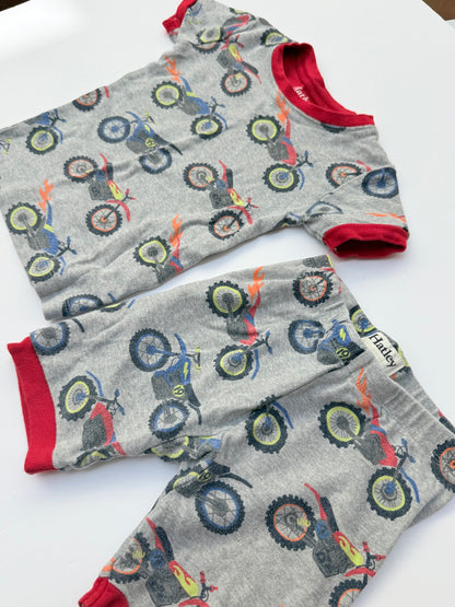 Hatley Dirt Bike Pajama Set Size 2