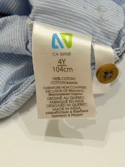 AV Sports Print Button-Up Shirt 4T