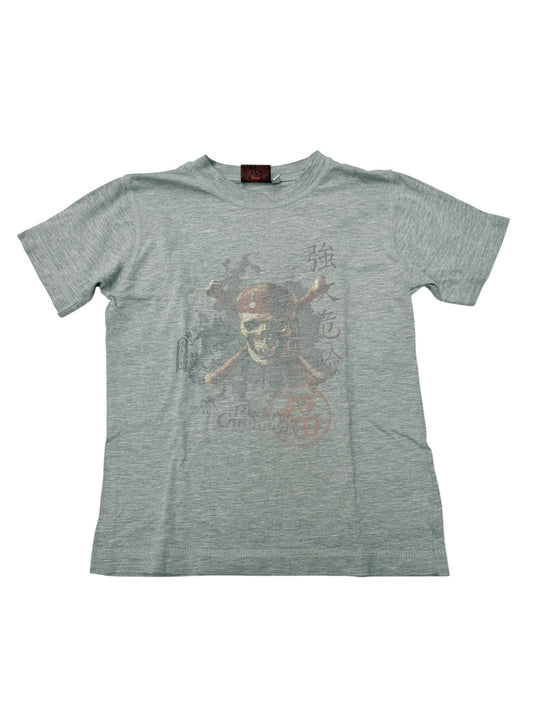 Disney Pirates Caribbean Skull T-Shirt Size 8