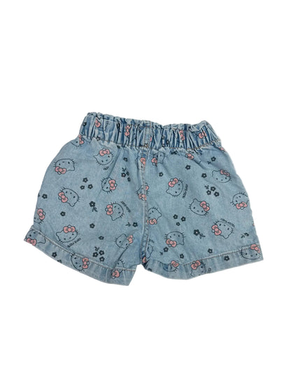 H&M Hello Kitty Denim Shorts 4-5Y
