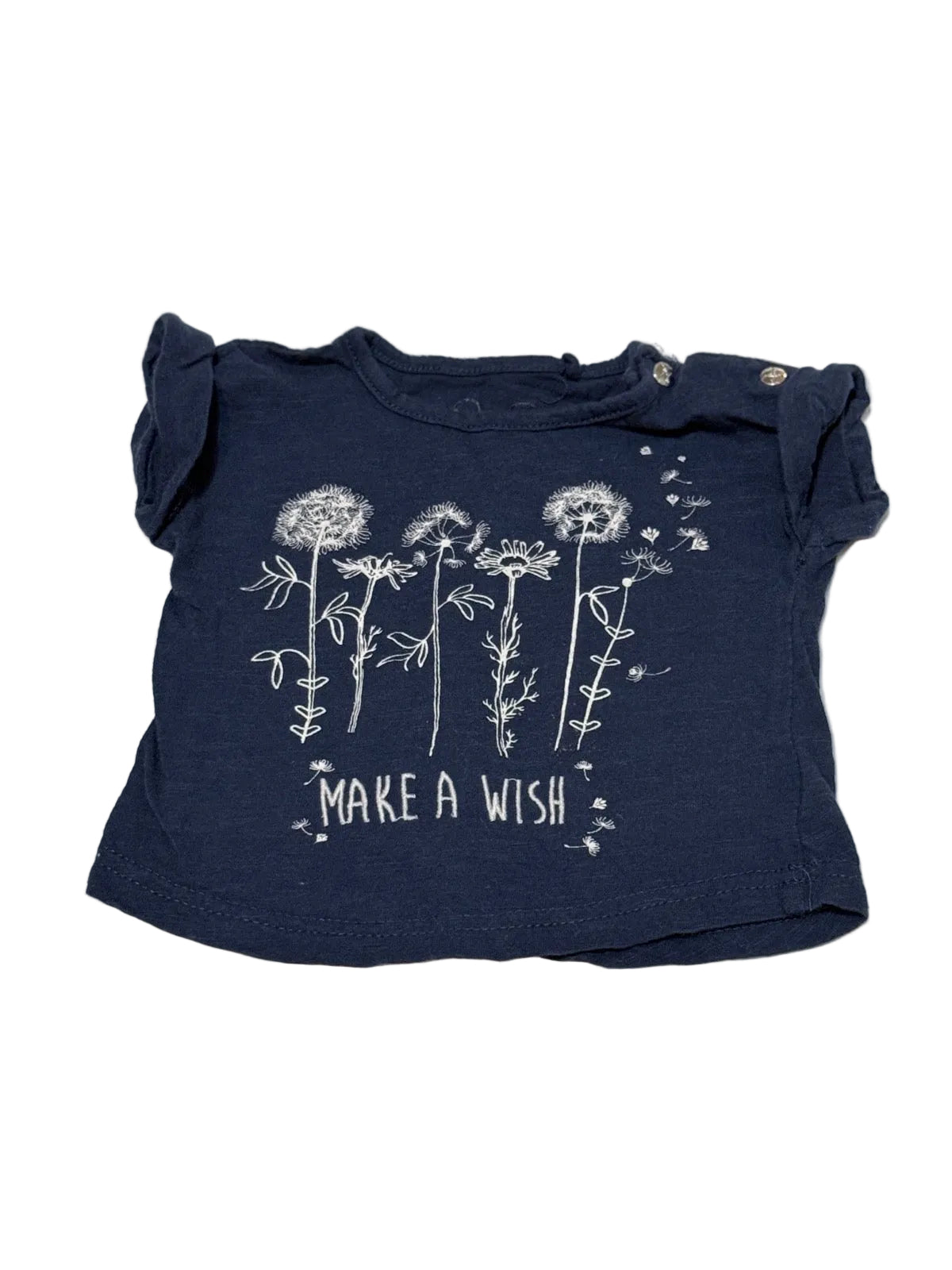 Jessica Simpson Navy Make A Wish Tee 6 9M