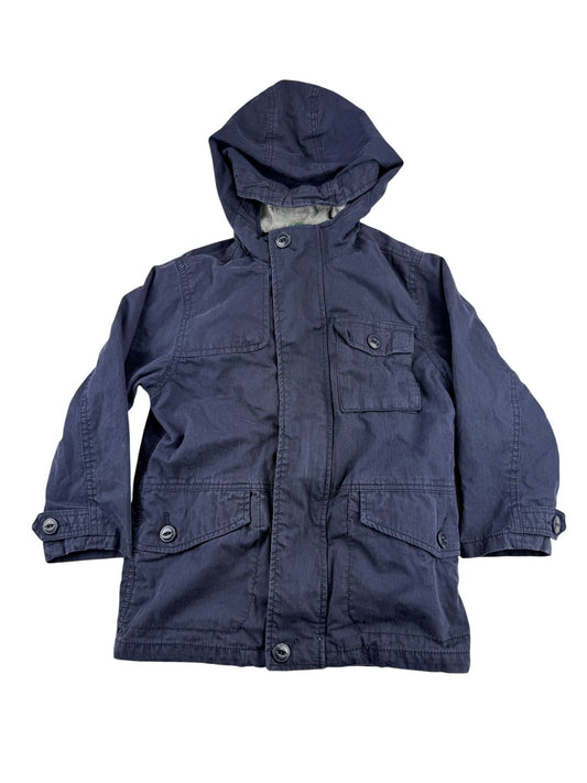 Baby Gap Navy Hooded Jacket Size 5T