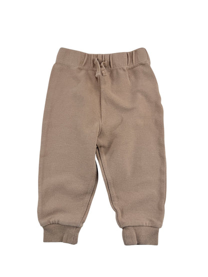 Joe Fresh Disney Tan Ribbed Joggers 12-18M