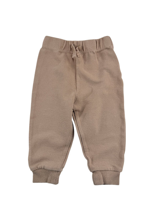 Joe Fresh Disney Tan Ribbed Joggers 12-18M