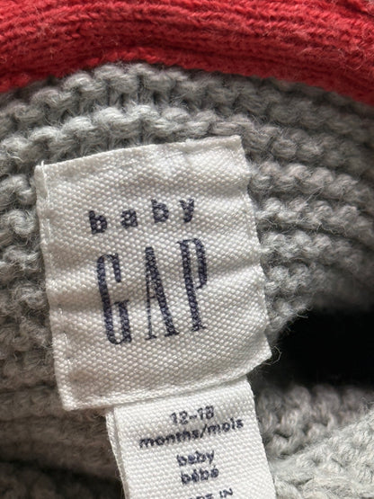 Baby Gap Dog Hood Striped Cardigan 12-18m