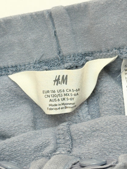 H&M Heart Patch Leggings Size 5-6Y