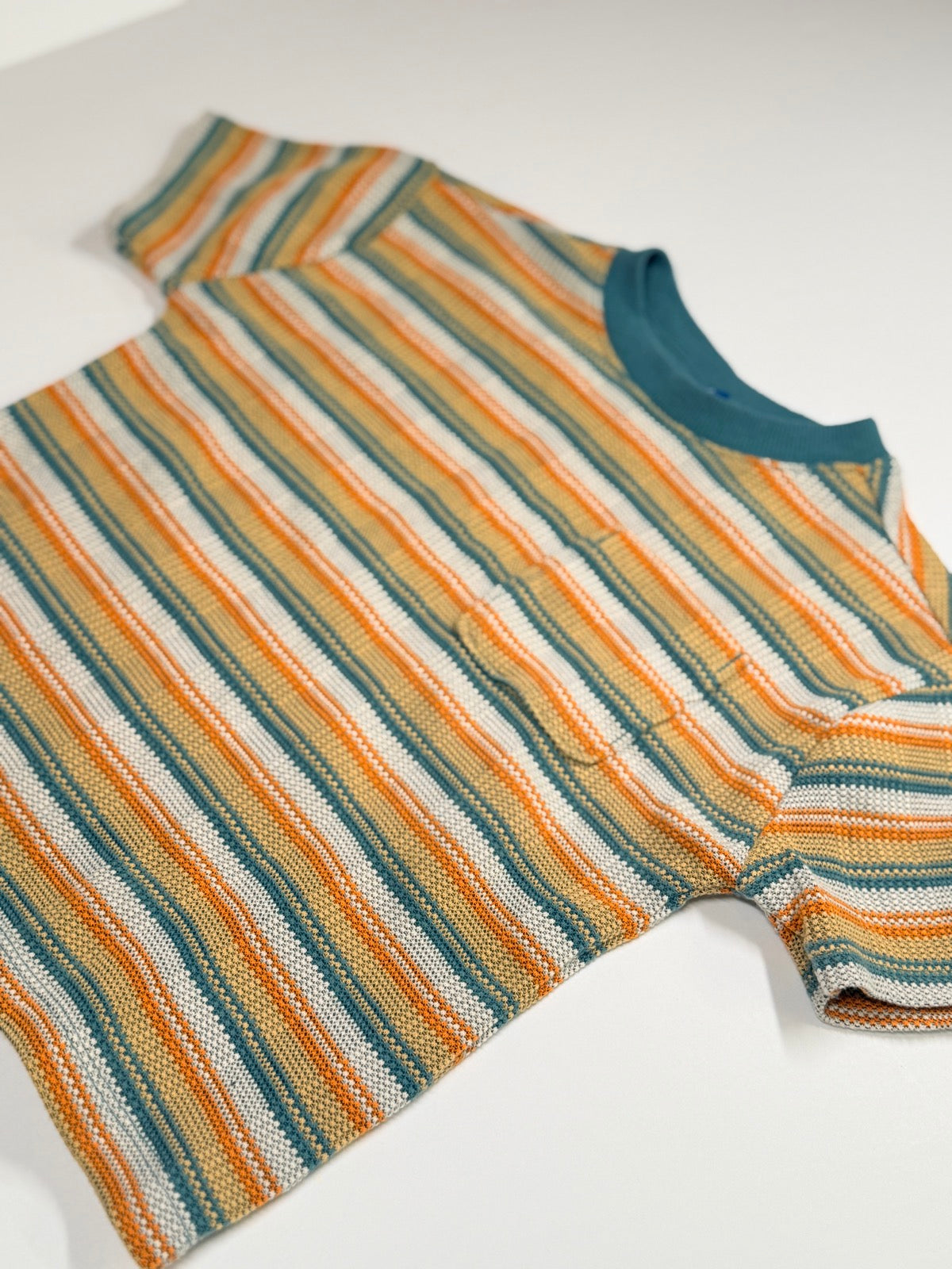 Old Navy Striped Waffle Knit T-Shirt 3/4T