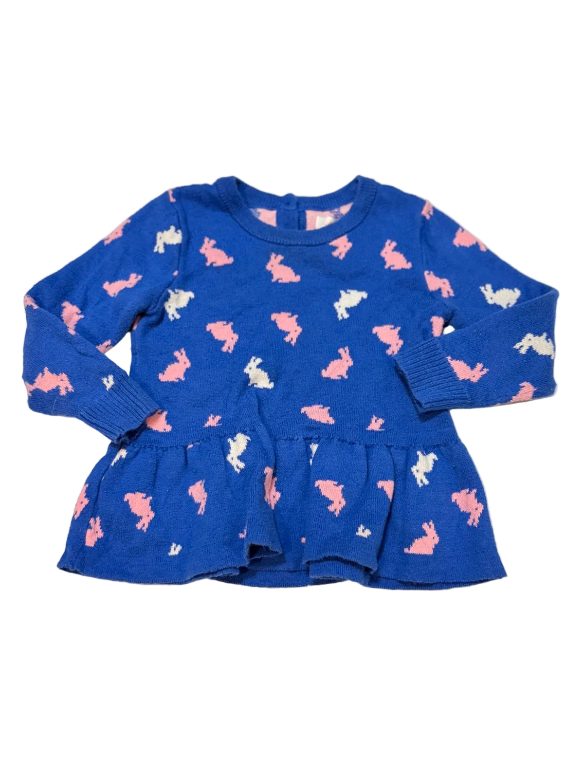 Joe Fresh Bunny Knit Sweater Dress 12-18m