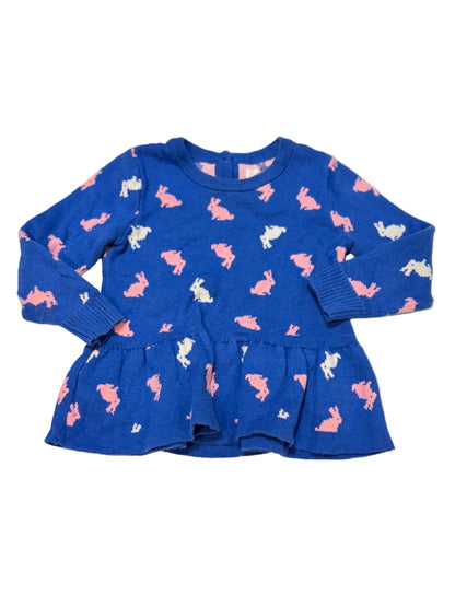 Joe Fresh Bunny Knit Sweater Dress 12-18m