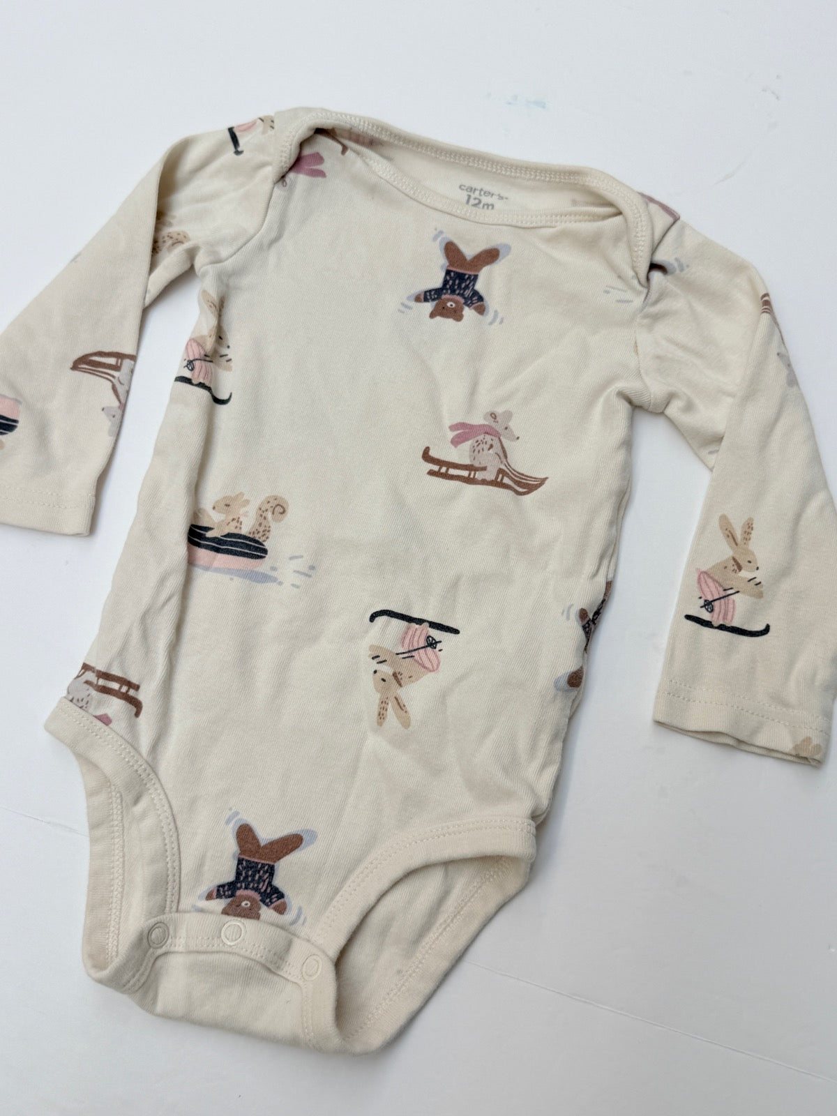 Carter's Bunny Print Bodysuit 12M