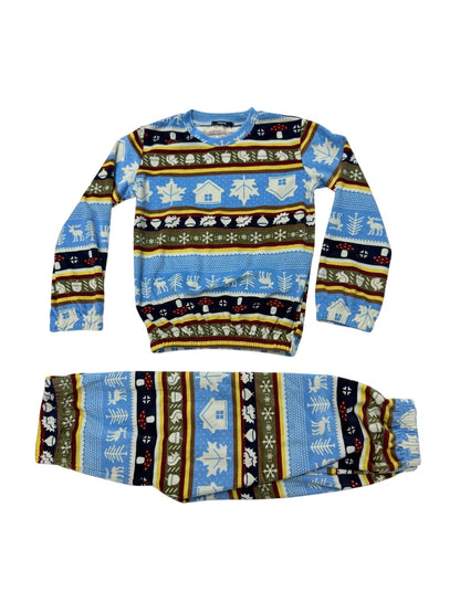 Tezenis Fair Isle Fleece Pajamas Size 2-3Y
