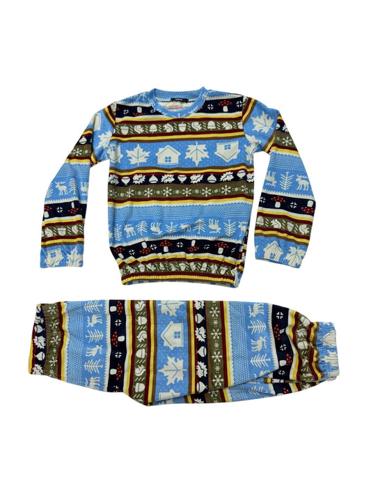Tezenis Fair Isle Fleece Pajamas Size 2-3Y
