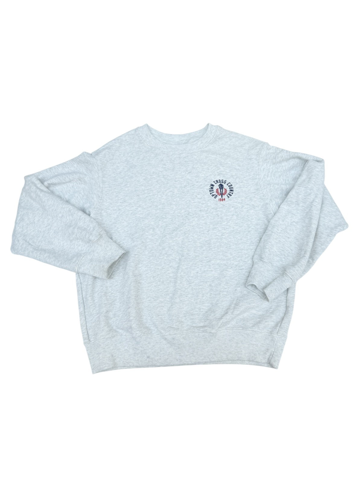 Uniqlo - Uptown Cross Country 1984 Gray Crewneck Sweatshirt