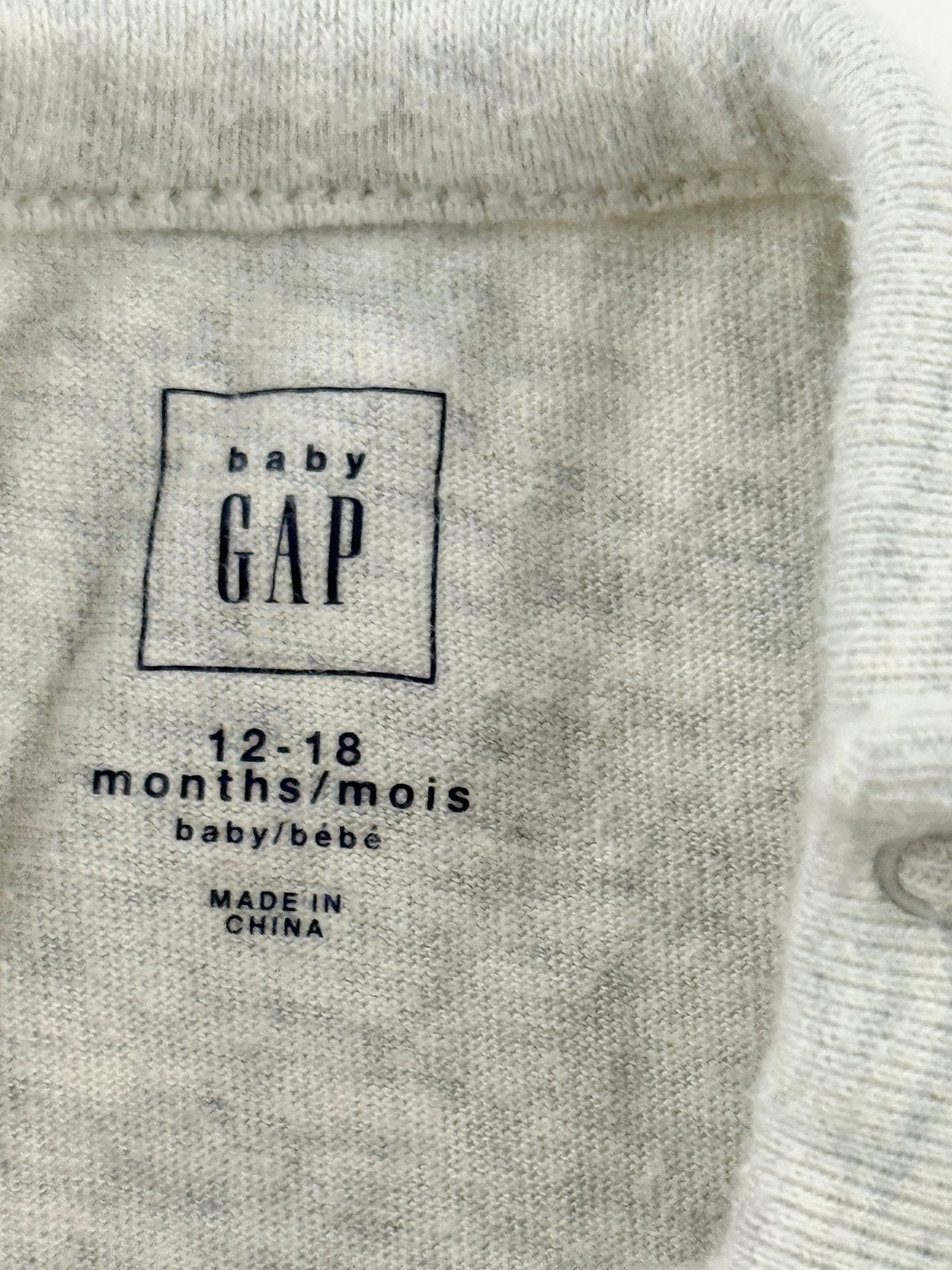 baby Gap Reindeer Graphic Bodysuit 12-18M