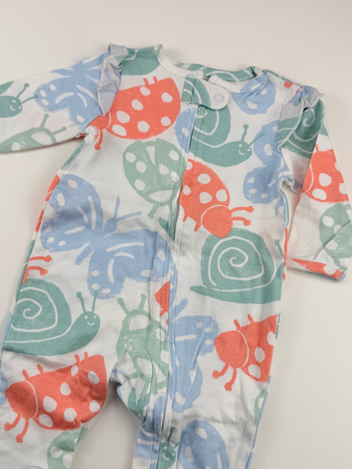 Carter's Child of Mine Bug Print Sleeper 0-3M