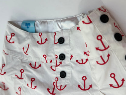 HULA MULA Anchor Print Skirt Size 18m
