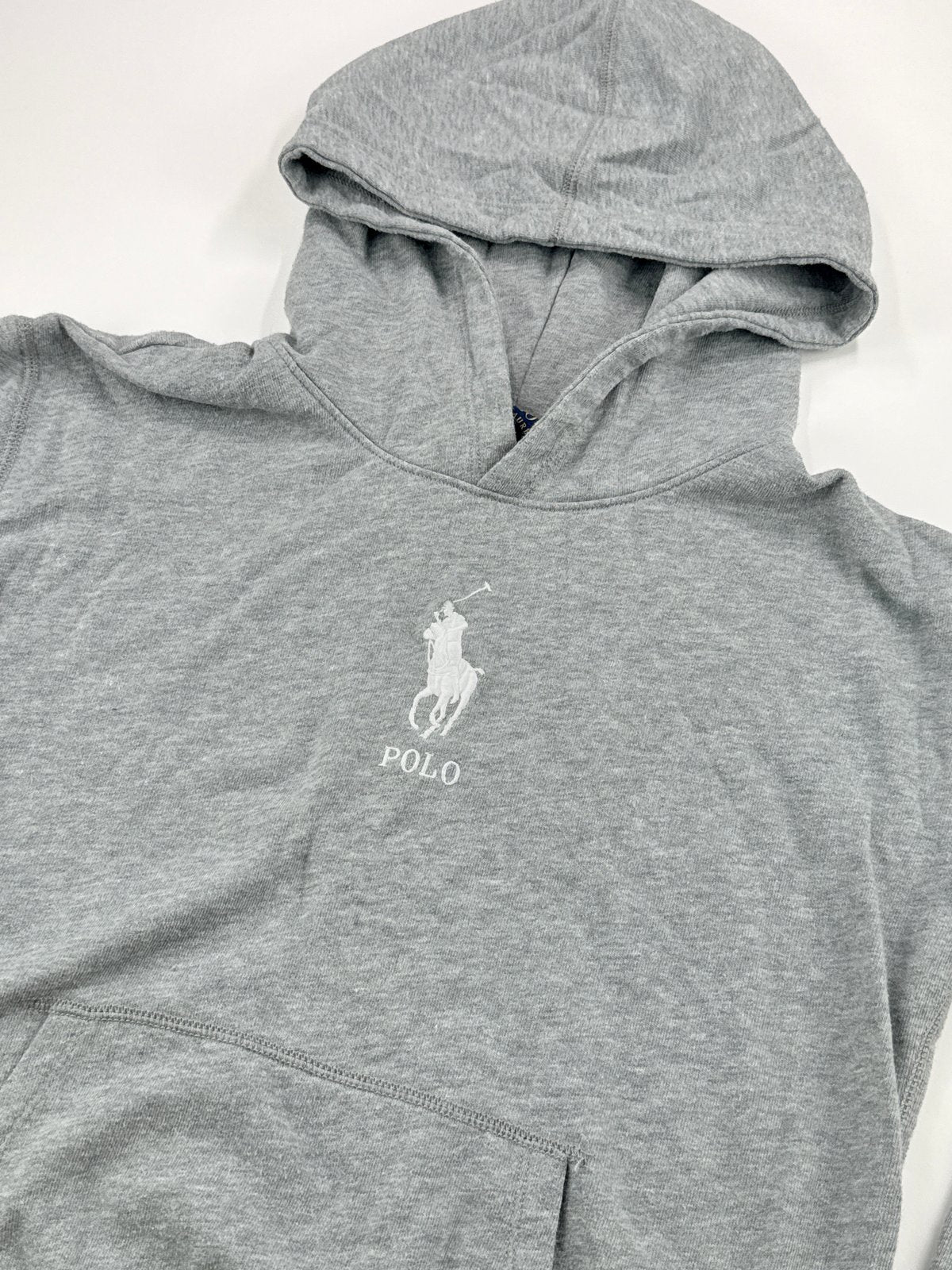 Polo Ralph Lauren Gray Pullover Hoodie XL/TG (16) 16