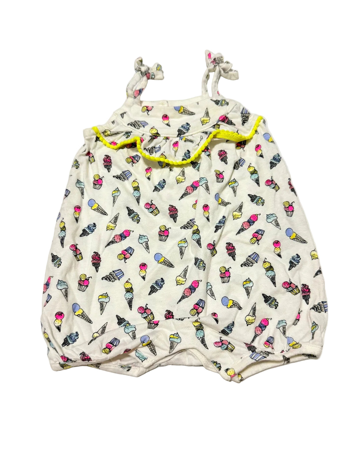 Gap Ice Cream Print Romper 3-6m