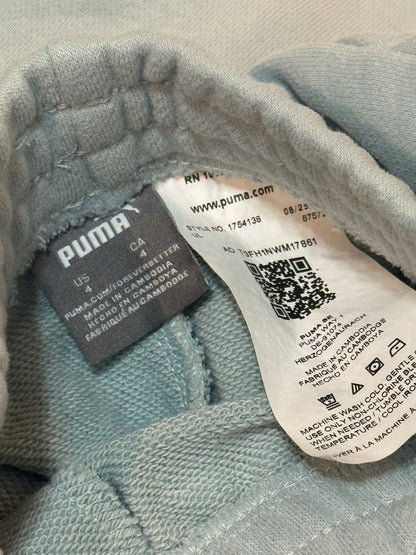 Puma Light Blue Sweatshirt Shorts Set 4