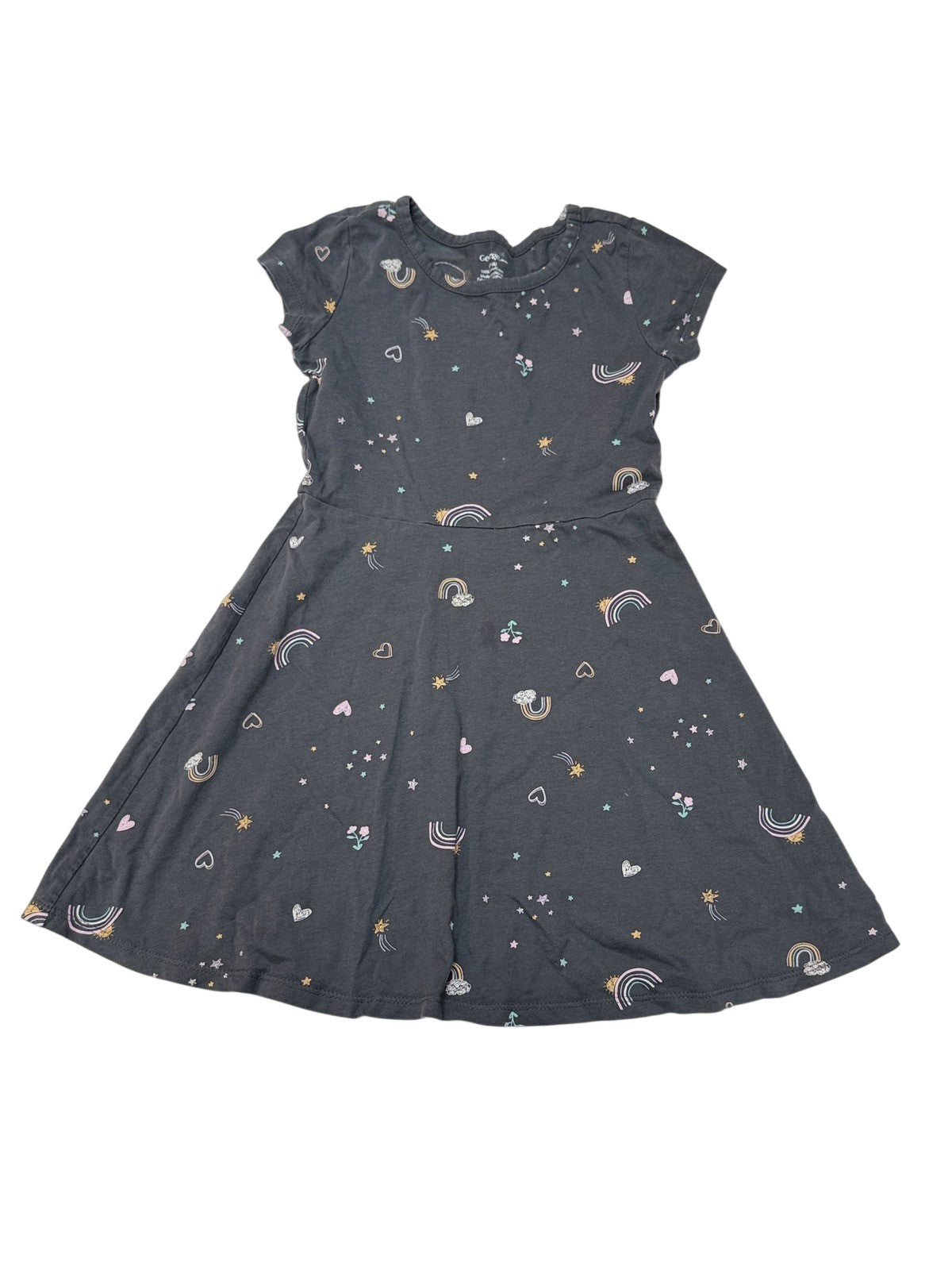 George Grey Rainbow Star Print Dress Size 6
