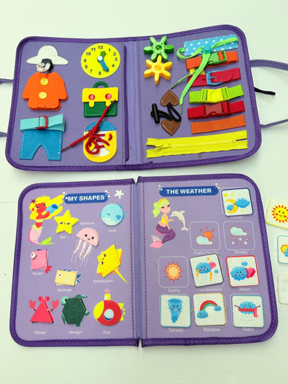 Mermaid Busy Book Montessori Learning Toy