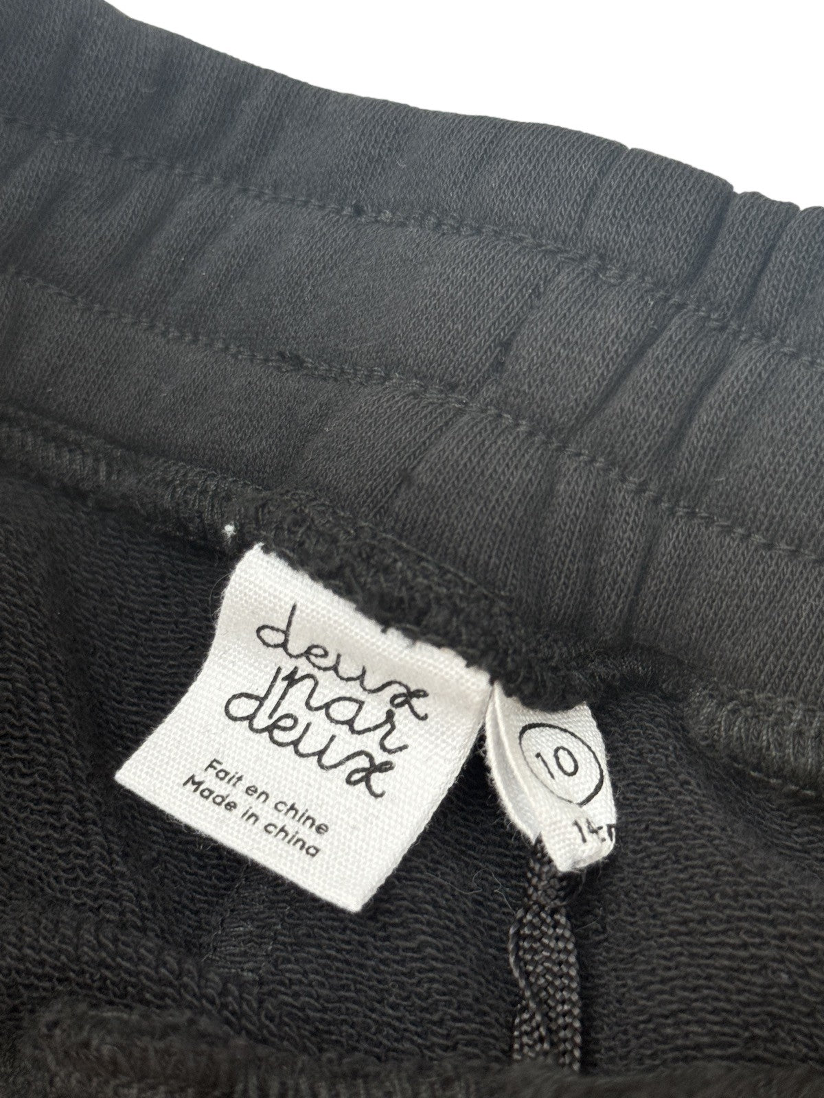 NWT - Deux Par Deux Black Zip Pocket Shorts
