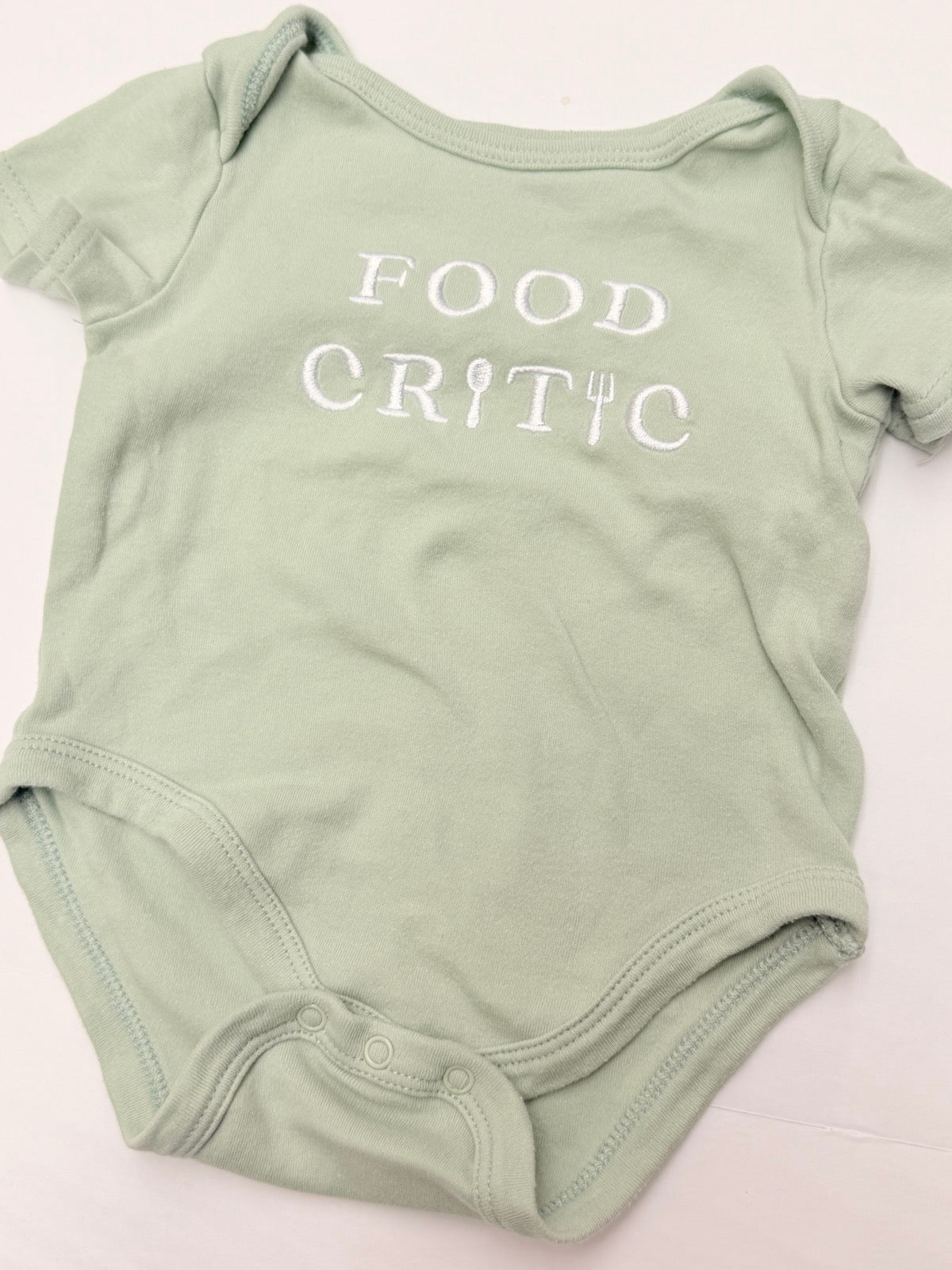 The Littlest Food Critic Bodysuit 3-6M