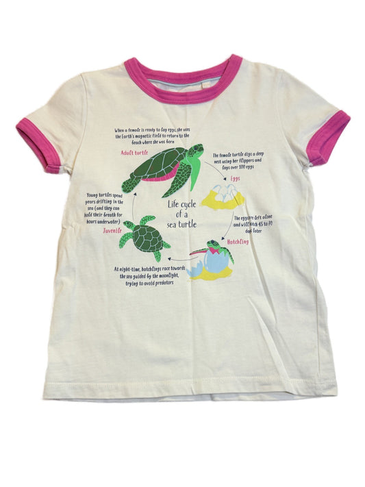 Mini Boden Sea Turtle Life Cycle T-Shirt 4-5Y