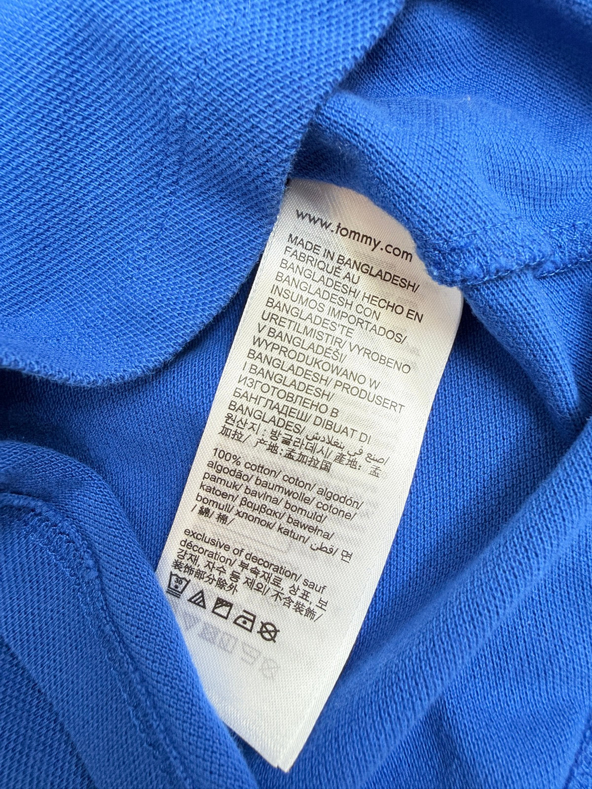Tommy Hilfiger Blue Polo Shirt Size 2T
