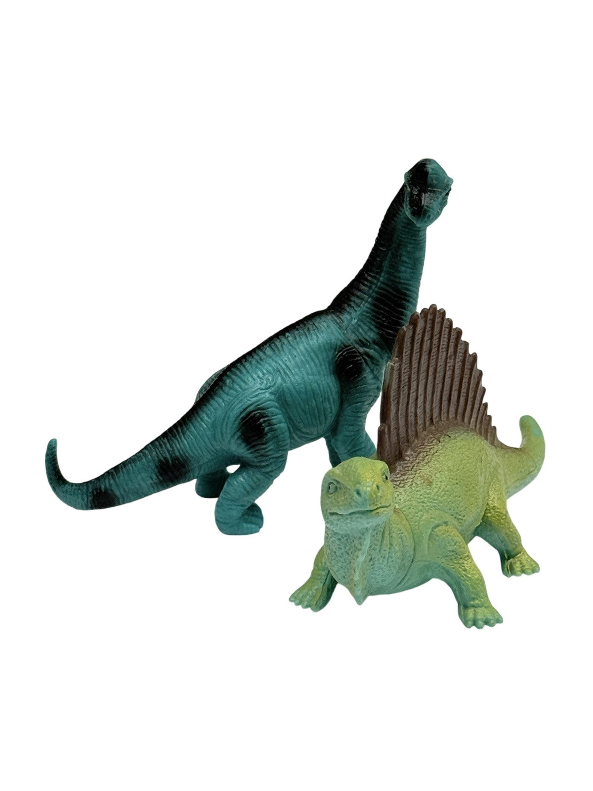 Brachiosaurus Dimetrodon Plastic Dinosaur Toy Figures