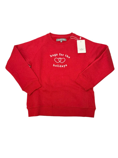 Pudus Red Hugs For The Holidays Sweatshirt 6-8