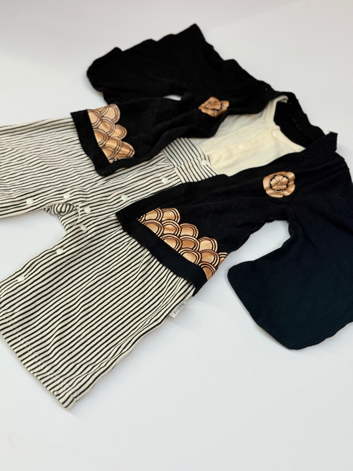Augelute Japanese Kimono Baby Romper Set 1-2Y