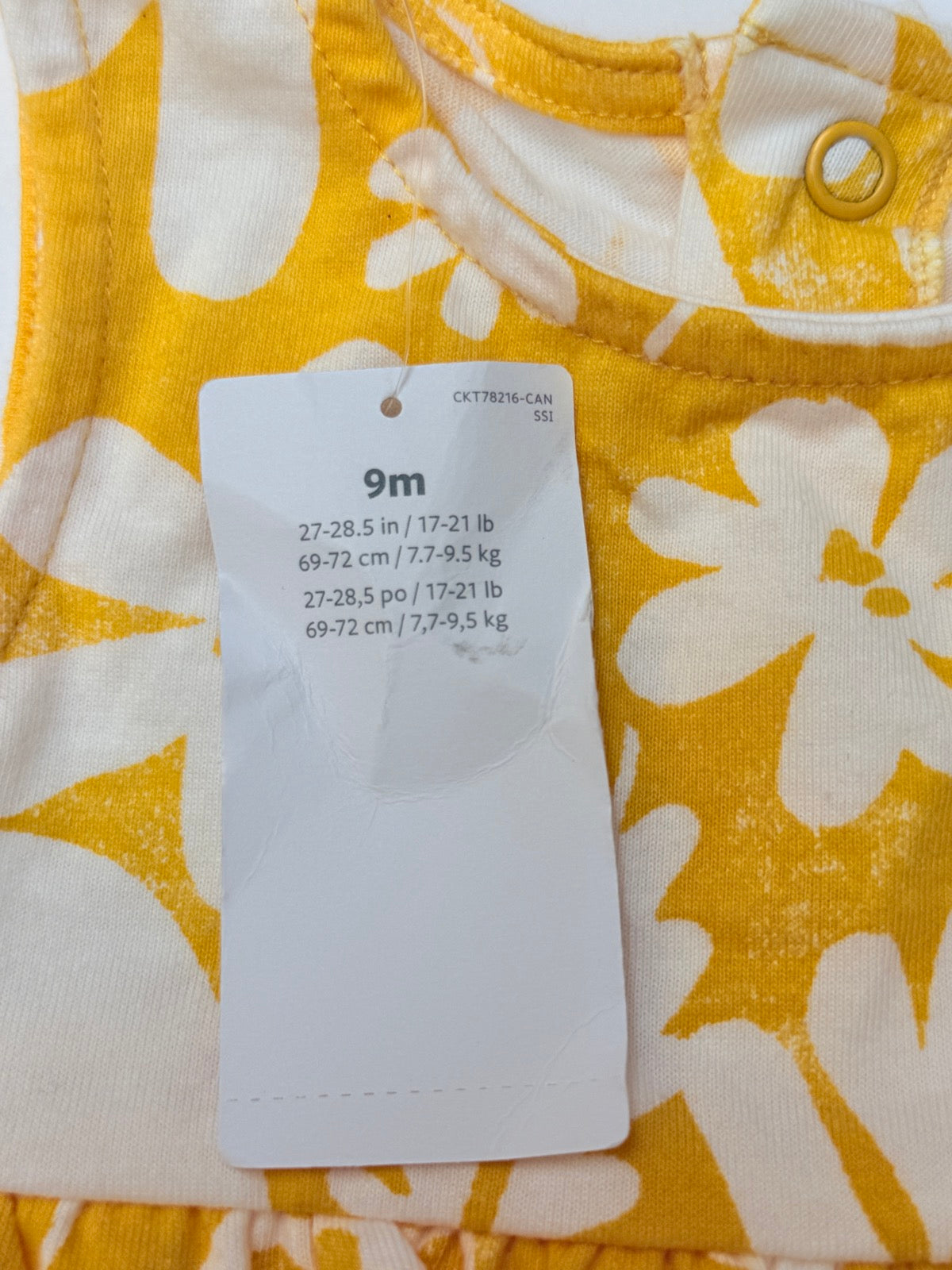 NWT - Carter's Floral Top and Bloomer Set 9M