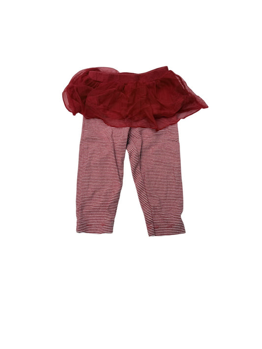 Carter's Striped Legging with Tutu Skirt 12M